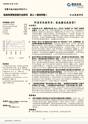 2020電商巨頭之爭(zhēng) 阿里、京東、拼多多——賣(mài)流量還是賣(mài)貨？